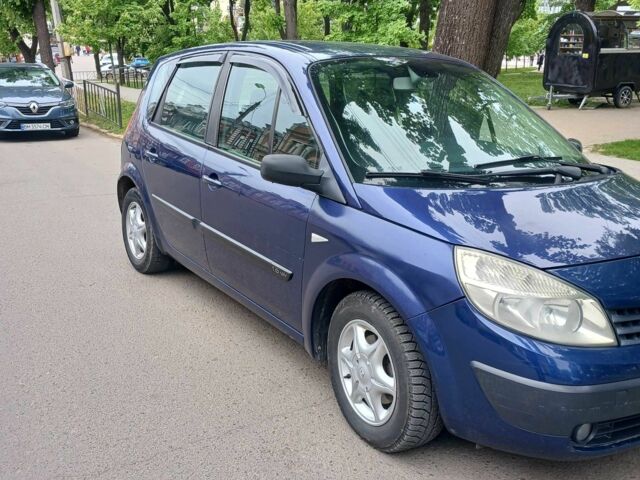 Синий Рено Сценик II, объемом двигателя 1.6 л и пробегом 240 тыс. км за 4200 $, фото 1 на Automoto.ua