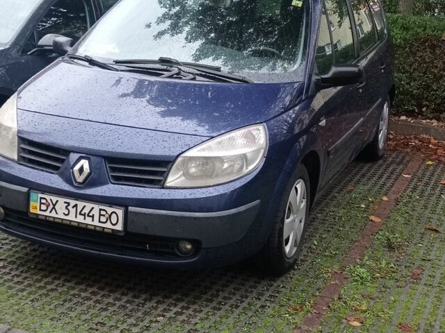 Синій Рено Сценік II, об'ємом двигуна 1.5 л та пробігом 70 тис. км за 5000 $, фото 1 на Automoto.ua