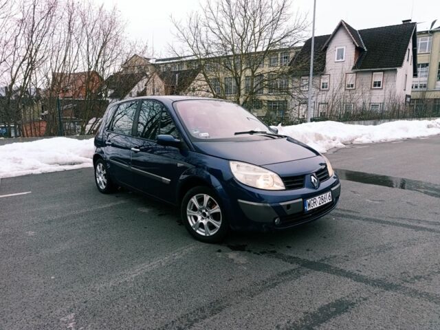 Синий Рено Сценик II, объемом двигателя 1.6 л и пробегом 250 тыс. км за 1350 $, фото 1 на Automoto.ua