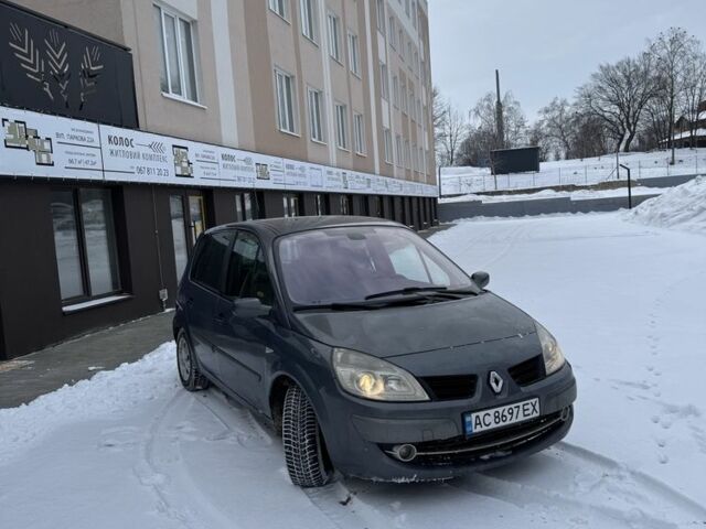 Синий Рено Сценик II, объемом двигателя 1.5 л и пробегом 270 тыс. км за 4100 $, фото 1 на Automoto.ua