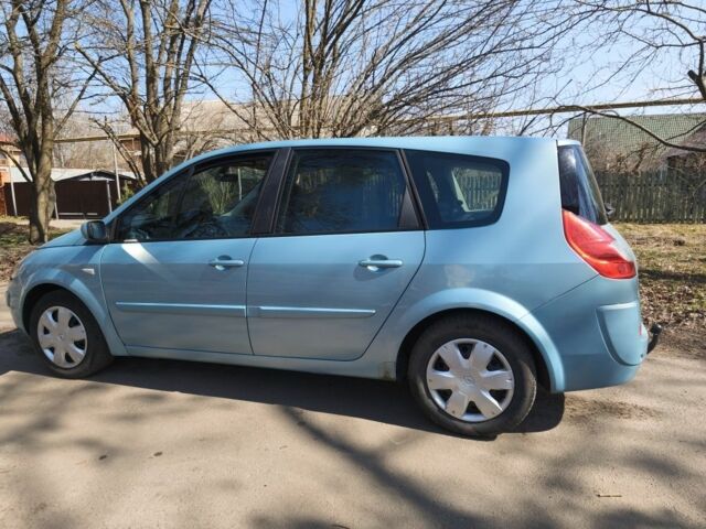 Синій Рено Сценік II, об'ємом двигуна 2 л та пробігом 245 тис. км за 6500 $, фото 1 на Automoto.ua