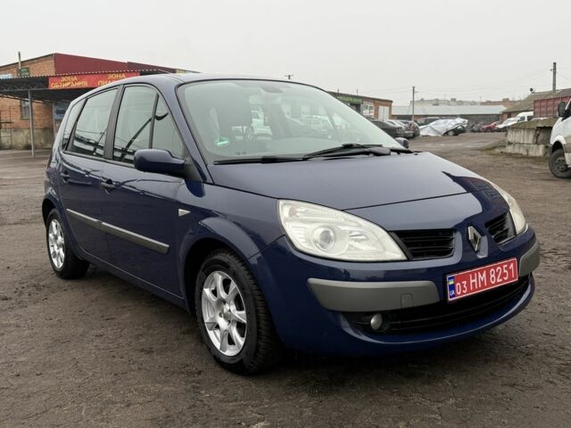 Синий Рено Сценик II, объемом двигателя 1.6 л и пробегом 232 тыс. км за 5500 $, фото 1 на Automoto.ua