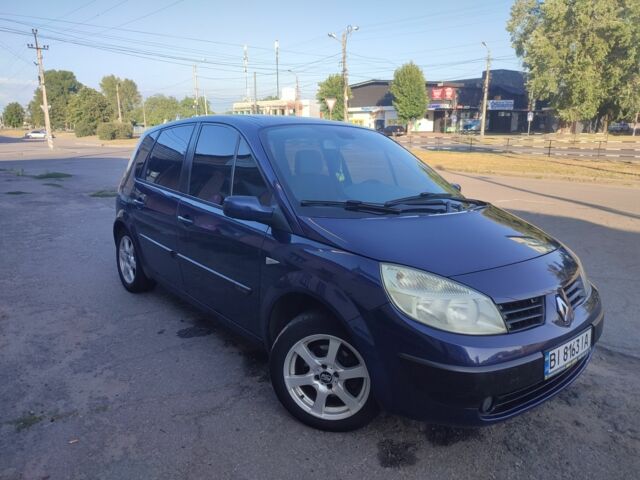 Синій Рено Сценік II, об'ємом двигуна 1.6 л та пробігом 270 тис. км за 4500 $, фото 1 на Automoto.ua