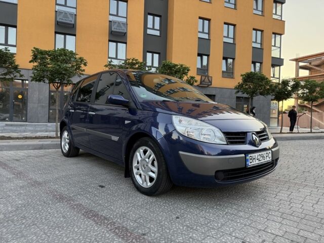 Синій Рено Сценік II, об'ємом двигуна 1.6 л та пробігом 202 тис. км за 4700 $, фото 1 на Automoto.ua