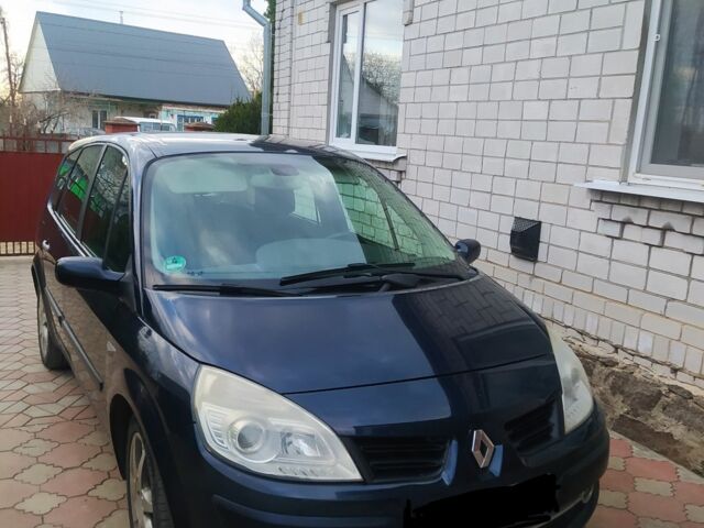 Синий Рено Сценик II, объемом двигателя 1.9 л и пробегом 224 тыс. км за 4000 $, фото 1 на Automoto.ua