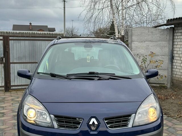 Синій Рено Сценік II, об'ємом двигуна 1.6 л та пробігом 220 тис. км за 5850 $, фото 1 на Automoto.ua