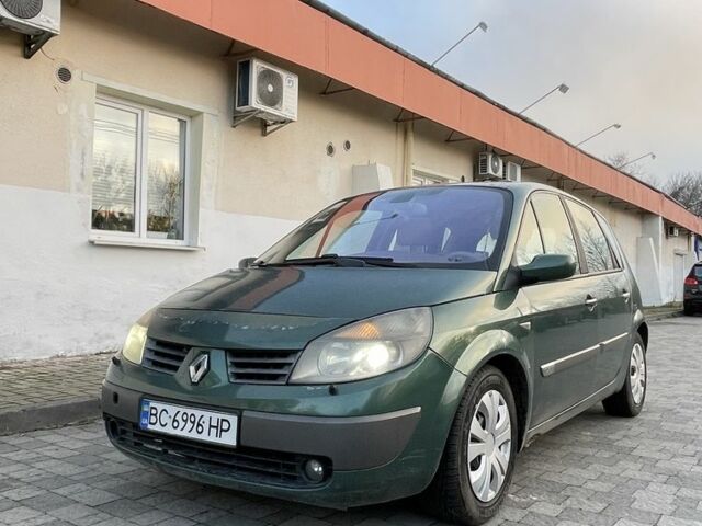Зеленый Рено Сценик II, объемом двигателя 1.9 л и пробегом 317 тыс. км за 3200 $, фото 1 на Automoto.ua