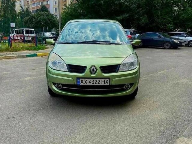Зеленый Рено Сценик II, объемом двигателя 2 л и пробегом 197 тыс. км за 5403 $, фото 1 на Automoto.ua