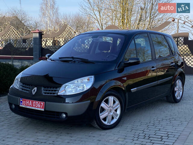 Черный Рено Сценик, объемом двигателя 1.6 л и пробегом 242 тыс. км за 4550 $, фото 1 на Automoto.ua