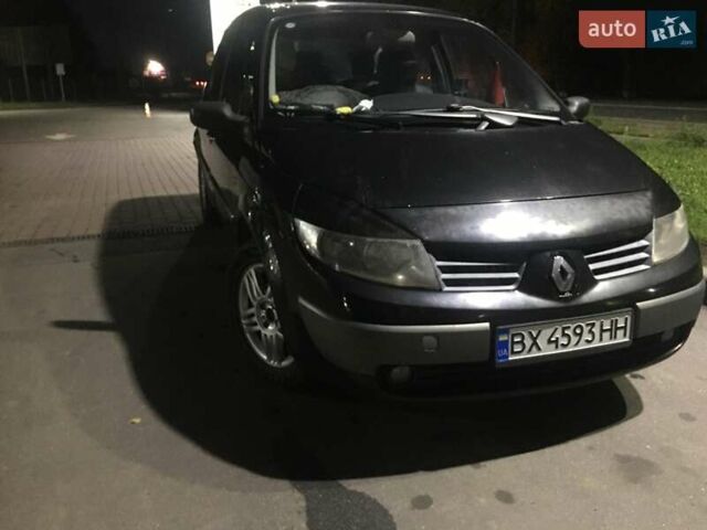 Черный Рено Сценик, объемом двигателя 1.6 л и пробегом 370 тыс. км за 3800 $, фото 1 на Automoto.ua