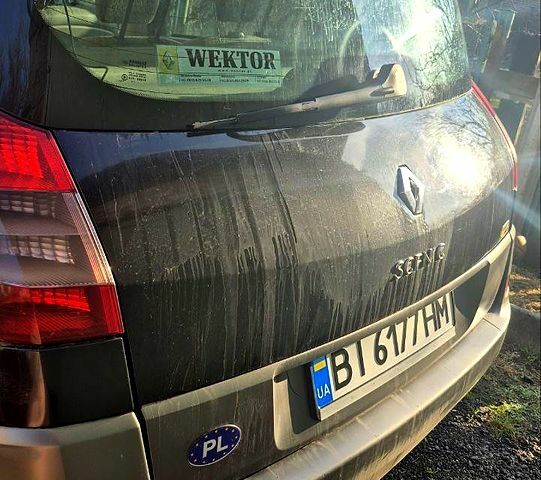 Черный Рено Сценик, объемом двигателя 1.9 л и пробегом 221 тыс. км за 4500 $, фото 1 на Automoto.ua