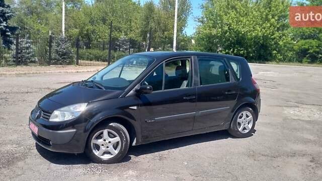 Черный Рено Сценик, объемом двигателя 1.6 л и пробегом 197 тыс. км за 4800 $, фото 1 на Automoto.ua