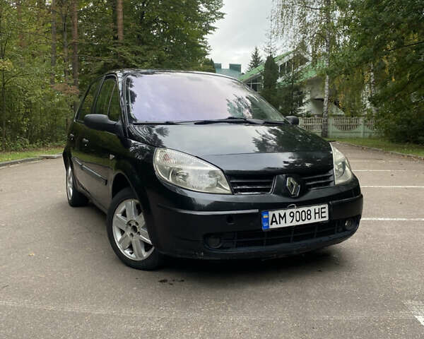 Черный Рено Сценик, объемом двигателя 1.6 л и пробегом 205 тыс. км за 3450 $, фото 1 на Automoto.ua