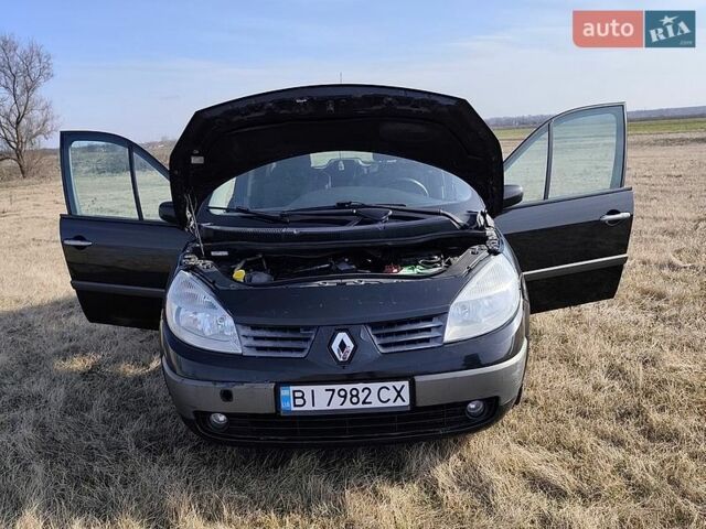 Черный Рено Сценик, объемом двигателя 1.9 л и пробегом 317 тыс. км за 4600 $, фото 1 на Automoto.ua