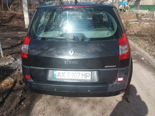 Черный Рено Сценик, объемом двигателя 1.6 л и пробегом 220 тыс. км за 5500 $, фото 1 на Automoto.ua