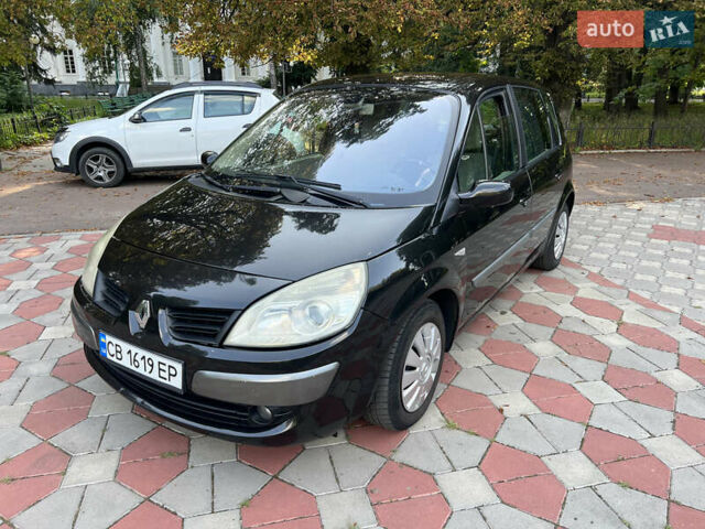 Черный Рено Сценик, объемом двигателя 1.6 л и пробегом 272 тыс. км за 4299 $, фото 1 на Automoto.ua
