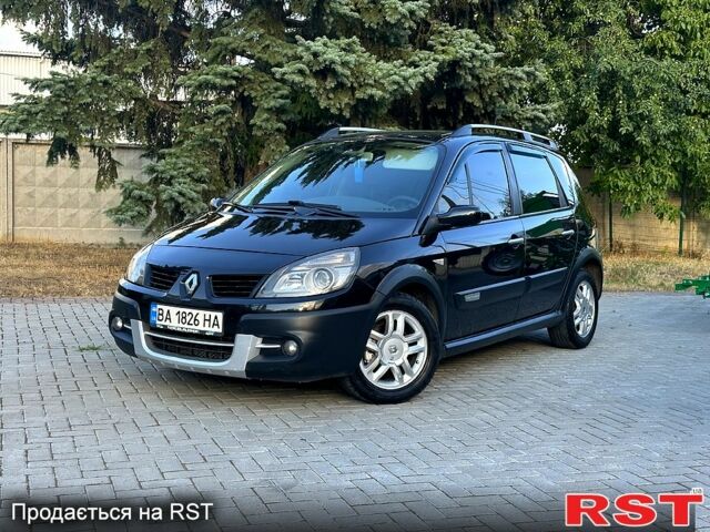 Черный Рено Сценик, объемом двигателя 1.6 л и пробегом 221 тыс. км за 6000 $, фото 1 на Automoto.ua