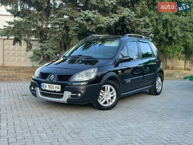 Черный Рено Сценик, объемом двигателя 1.6 л и пробегом 221 тыс. км за 6000 $, фото 1 на Automoto.ua