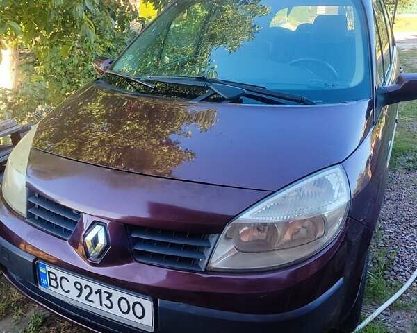 Рено Сценик 2003 в Самборе на Automoto.ua Красный Рено Сценик, объемом двигателя 1.6 л и пробегом 186 тыс. км за 4300 $, фото 1 на Automoto.ua