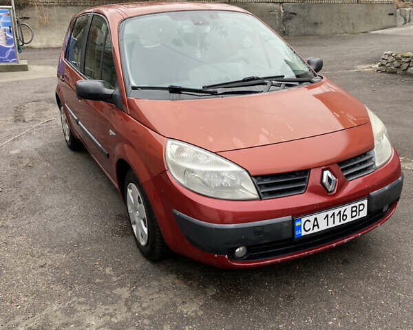 Красный Рено Сценик, объемом двигателя 1.6 л и пробегом 217 тыс. км за 4350 $, фото 1 на Automoto.ua