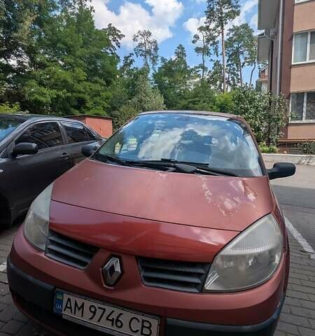 Красный Рено Сценик, объемом двигателя 1.6 л и пробегом 205 тыс. км за 4000 $, фото 1 на Automoto.ua