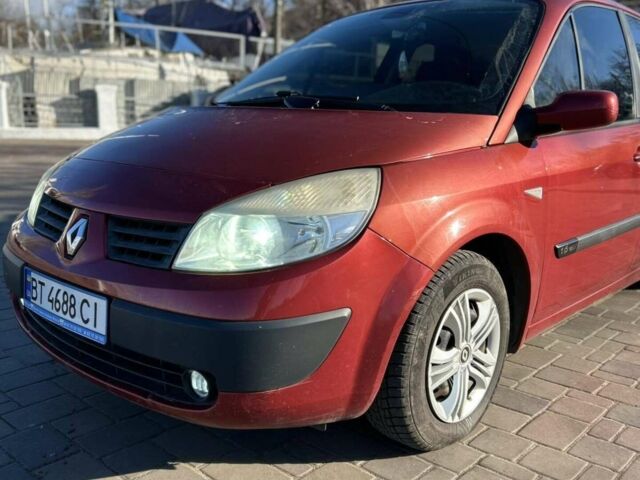 Красный Рено Сценик, объемом двигателя 1.6 л и пробегом 227 тыс. км за 4399 $, фото 1 на Automoto.ua