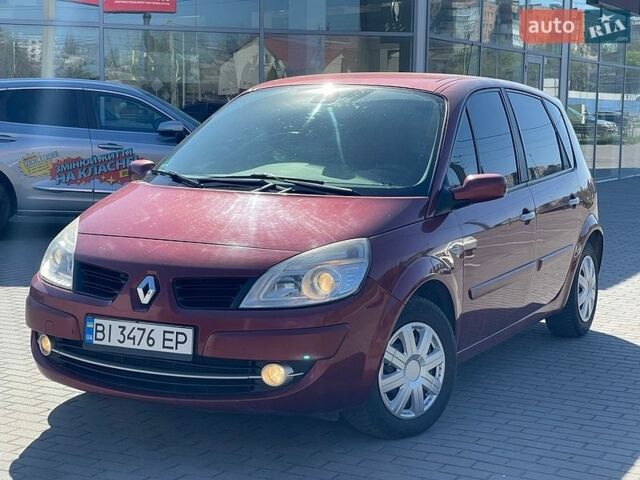 Красный Рено Сценик, объемом двигателя 1.6 л и пробегом 230 тыс. км за 4999 $, фото 1 на Automoto.ua