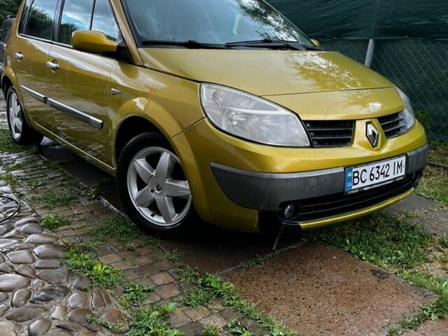 Жовтий Рено Сценік, об'ємом двигуна 1.6 л та пробігом 210 тис. км за 3700 $, фото 1 на Automoto.ua