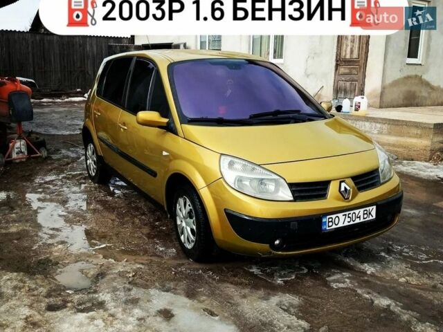 Жовтий Рено Сценік, об'ємом двигуна 1.6 л та пробігом 300 тис. км за 2500 $, фото 1 на Automoto.ua