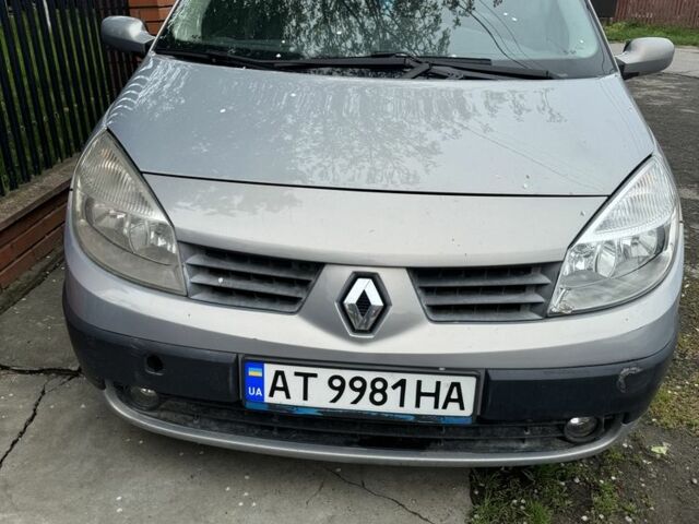 Серый Рено Сценик, объемом двигателя 1.6 л и пробегом 123 тыс. км за 4800 $, фото 1 на Automoto.ua