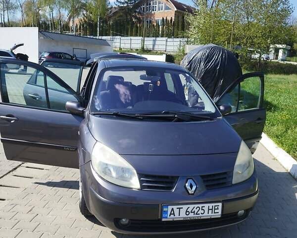 Серый Рено Сценик, объемом двигателя 1.6 л и пробегом 192 тыс. км за 4350 $, фото 1 на Automoto.ua