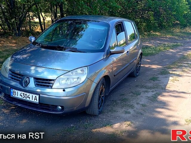 Серый Рено Сценик, объемом двигателя 1.9 л и пробегом 266 тыс. км за 3900 $, фото 1 на Automoto.ua