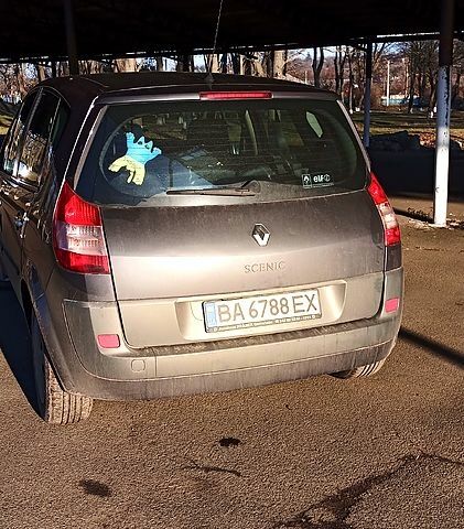 Серый Рено Сценик, объемом двигателя 1.6 л и пробегом 251 тыс. км за 4500 $, фото 1 на Automoto.ua