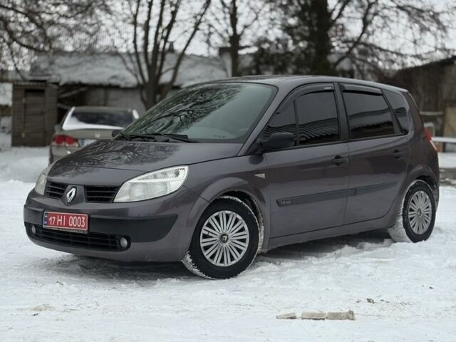 Серый Рено Сценик, объемом двигателя 1.6 л и пробегом 219 тыс. км за 4950 $, фото 1 на Automoto.ua