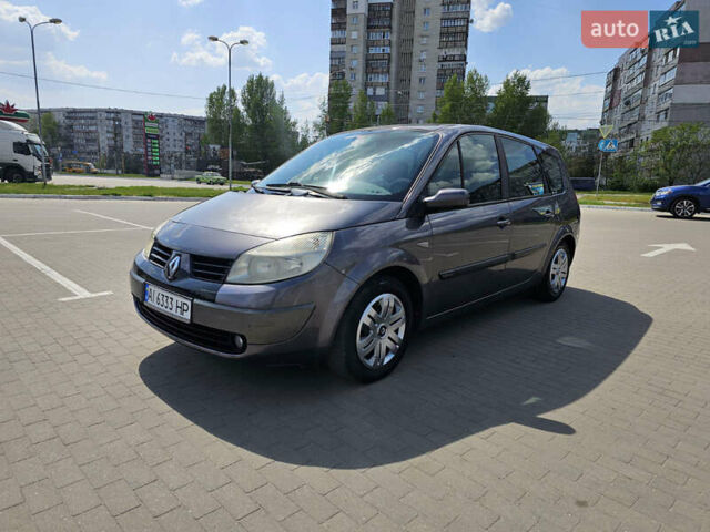 Серый Рено Сценик, объемом двигателя 1.6 л и пробегом 230 тыс. км за 5300 $, фото 1 на Automoto.ua