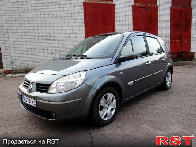 Серый Рено Сценик, объемом двигателя 1.6 л и пробегом 237 тыс. км за 5300 $, фото 1 на Automoto.ua