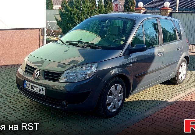 Серый Рено Сценик, объемом двигателя 1.9 л и пробегом 257 тыс. км за 5400 $, фото 1 на Automoto.ua