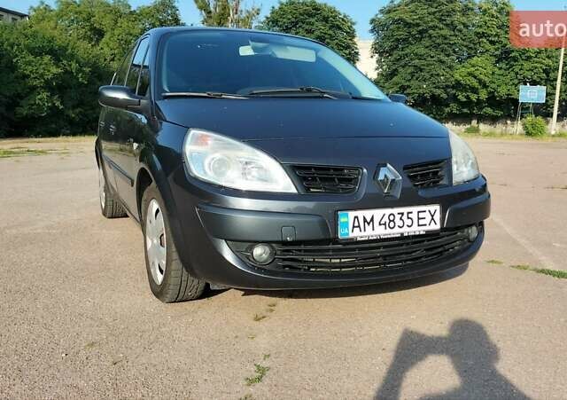 Серый Рено Сценик, объемом двигателя 1.6 л и пробегом 189 тыс. км за 6700 $, фото 1 на Automoto.ua