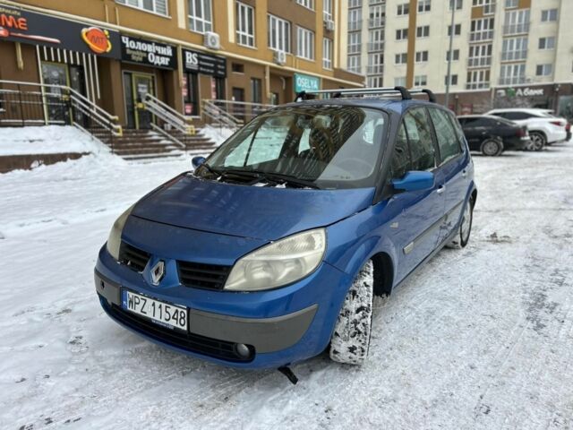 Синий Рено Сценик, объемом двигателя 1.9 л и пробегом 290 тыс. км за 1400 $, фото 1 на Automoto.ua