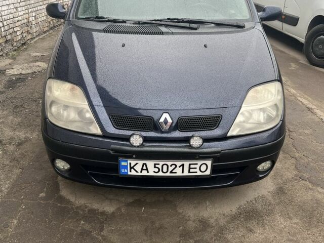 Синий Рено Сценик, объемом двигателя 1.6 л и пробегом 445 тыс. км за 3000 $, фото 1 на Automoto.ua