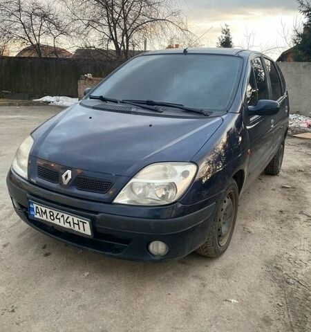 Синий Рено Сценик, объемом двигателя 1.6 л и пробегом 205 тыс. км за 2800 $, фото 1 на Automoto.ua
