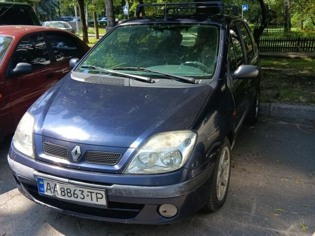 Синий Рено Сценик, объемом двигателя 2 л и пробегом 500 тыс. км за 1500 $, фото 1 на Automoto.ua
