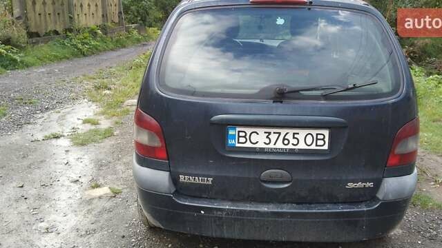 Синий Рено Сценик, объемом двигателя 1.9 л и пробегом 377 тыс. км за 2500 $, фото 1 на Automoto.ua