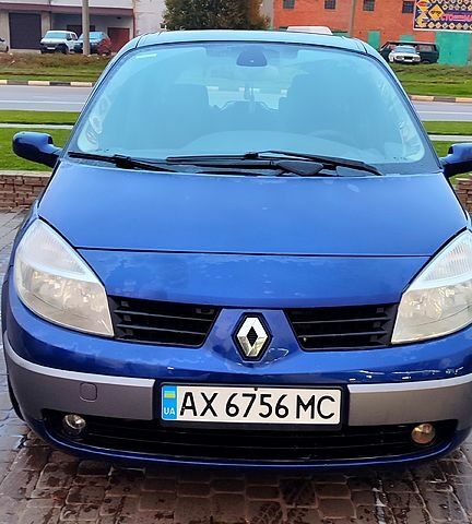 Синий Рено Сценик, объемом двигателя 1.6 л и пробегом 210 тыс. км за 4770 $, фото 1 на Automoto.ua