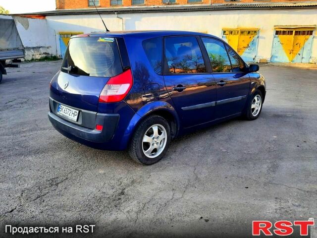 Рено Сценик 2003 в Владимир-Волынский на Automoto.ua Синий Рено Сценик, объемом двигателя 1.4 л и пробегом 320 тыс. км за 4300 $, фото 1 на Automoto.ua