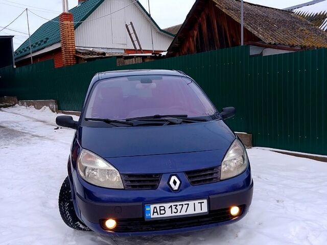 Синий Рено Сценик, объемом двигателя 1.6 л и пробегом 242 тыс. км за 3500 $, фото 1 на Automoto.ua
