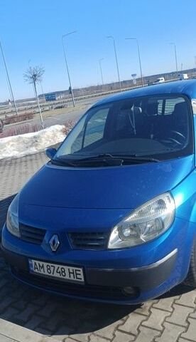 Синий Рено Сценик, объемом двигателя 1.6 л и пробегом 239 тыс. км за 4200 $, фото 1 на Automoto.ua