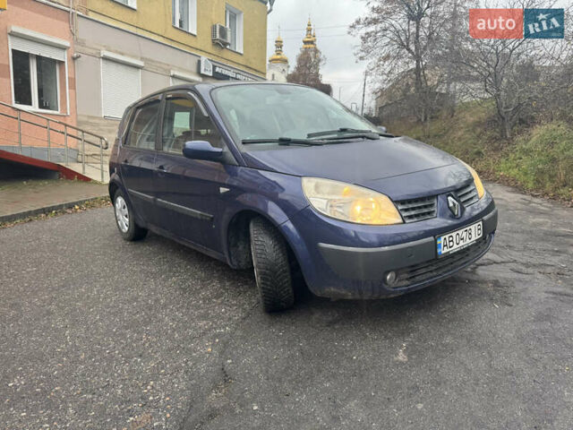Синий Рено Сценик, объемом двигателя 1.6 л и пробегом 170 тыс. км за 4500 $, фото 1 на Automoto.ua
