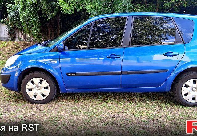 Синий Рено Сценик, объемом двигателя 1.6 л и пробегом 215 тыс. км за 4750 $, фото 1 на Automoto.ua