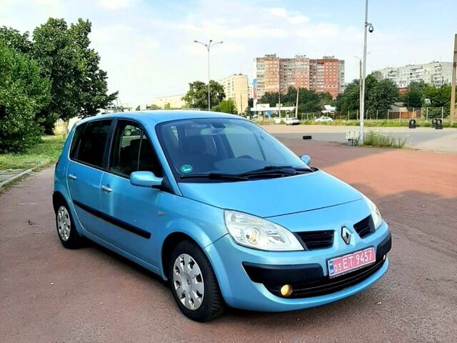 Синий Рено Сценик, объемом двигателя 1.6 л и пробегом 190 тыс. км за 5550 $, фото 1 на Automoto.ua